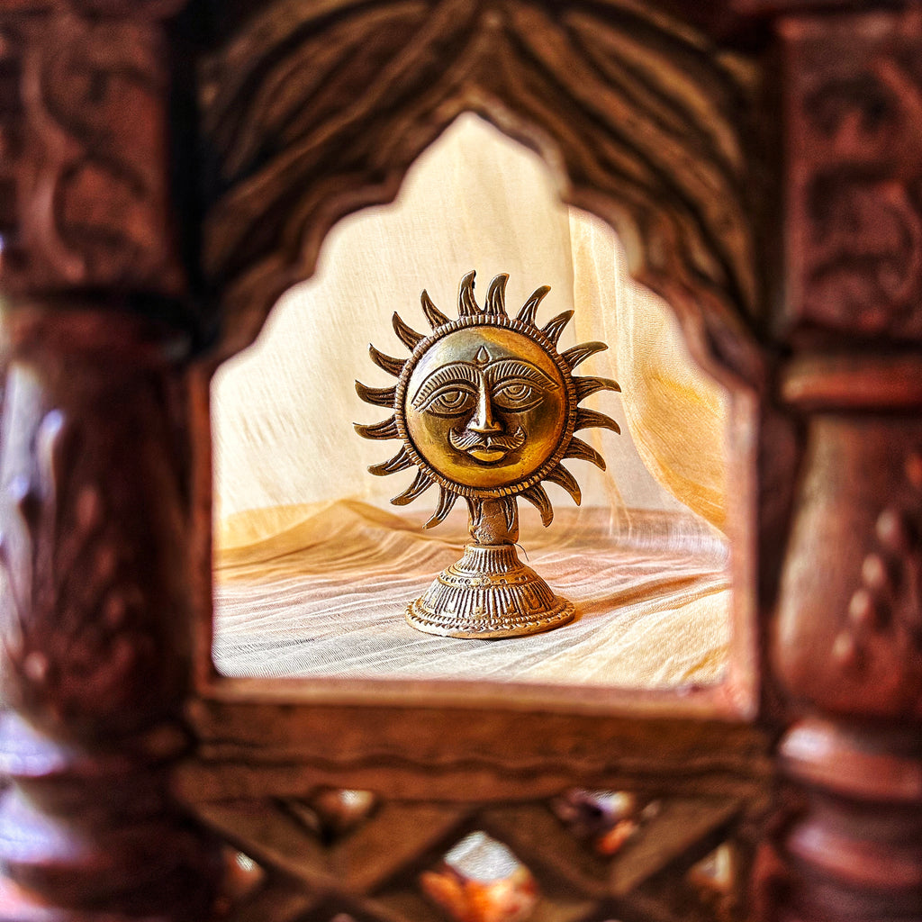 Brass Surya Nayan: The Divine Eye of Light