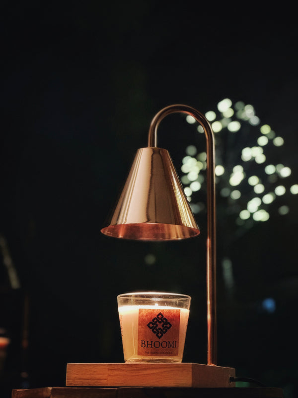 GlowKeeper – Rose Gold Candle Warmer Lamp