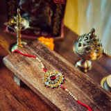 Royal Rajbandhan Kundan Rakhi