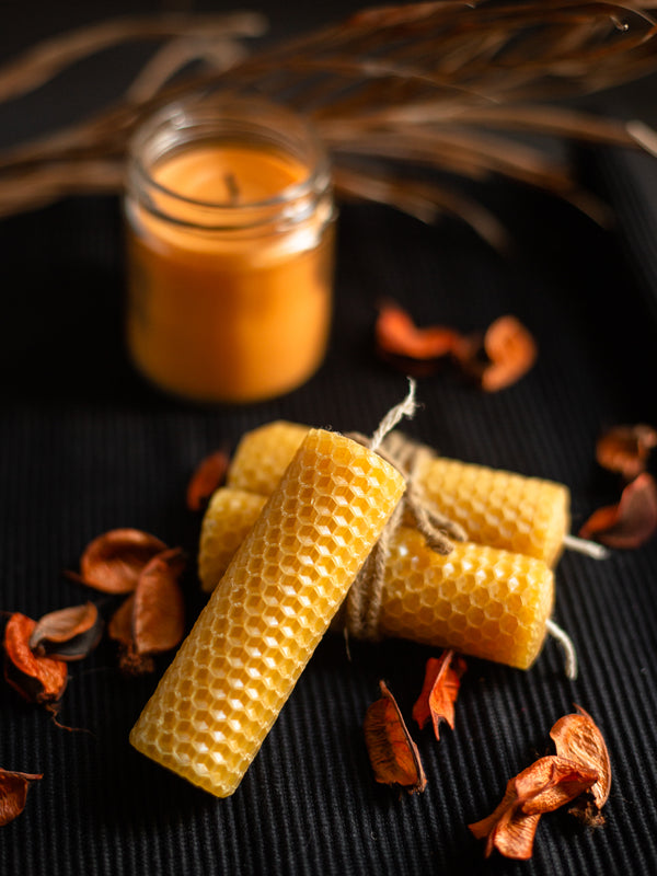 Hand-Rolled Beeswax Candles