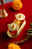 Brass Kumkum and Chawal Holder