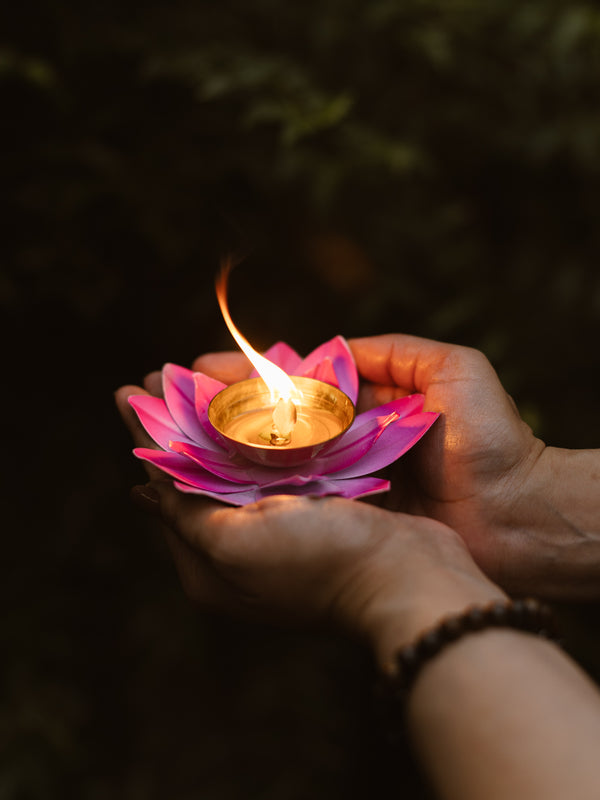 Brass Diya | Akhand Diya | Lotus Design