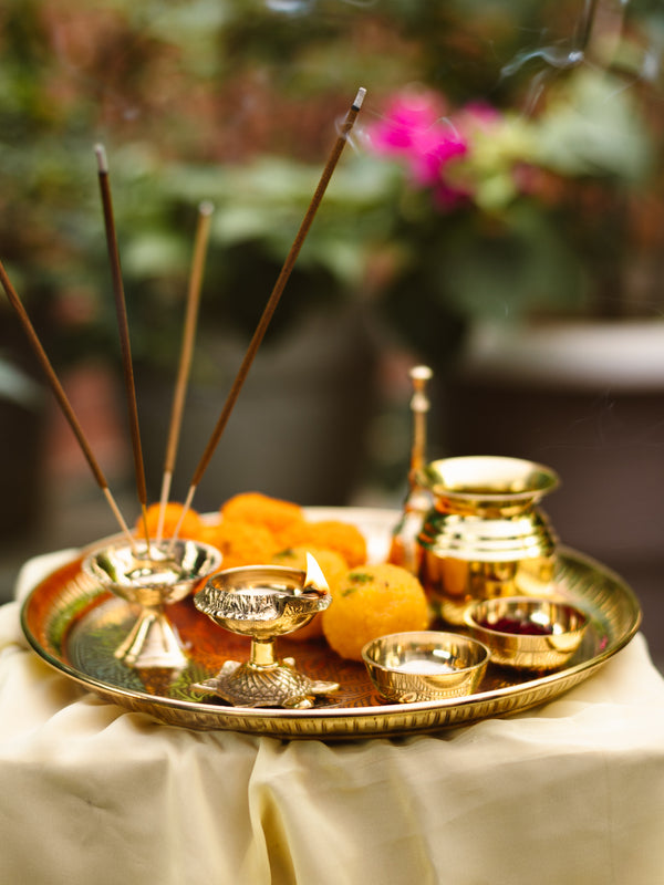 Brass Pooja Thali | Set of 7