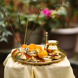 Brass Pooja Thali | Set of 7