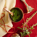 Copper Water Pot with Spoon