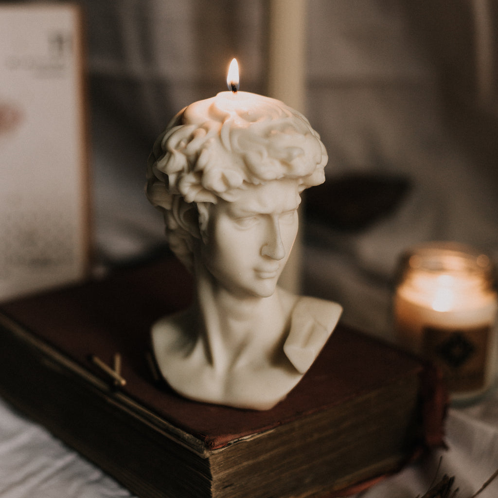 David Bust Candle