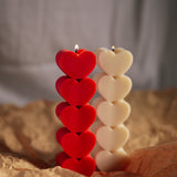 Heart Pillar Candles (Set of 2)