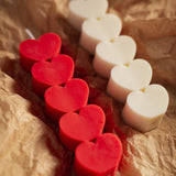 Heart Pillar Candles (Set of 2)