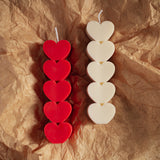 Heart Pillar Candles (Set of 2)