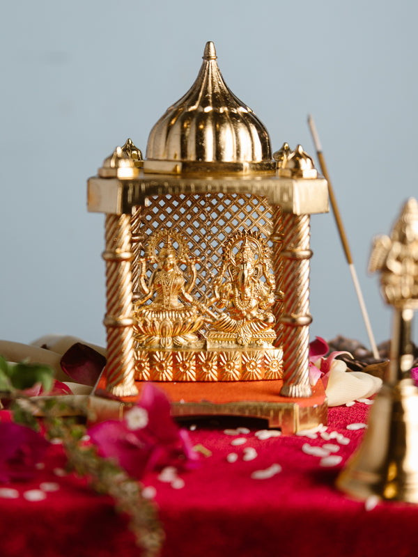 Brass Mandir | Laxmi Ganesh Idol