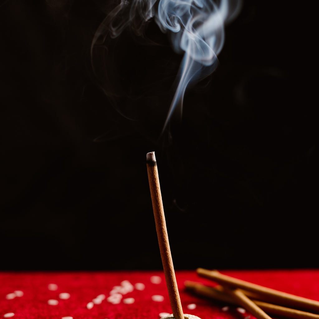 Sandalwood Dhoop Sticks with Holder | Set of 2