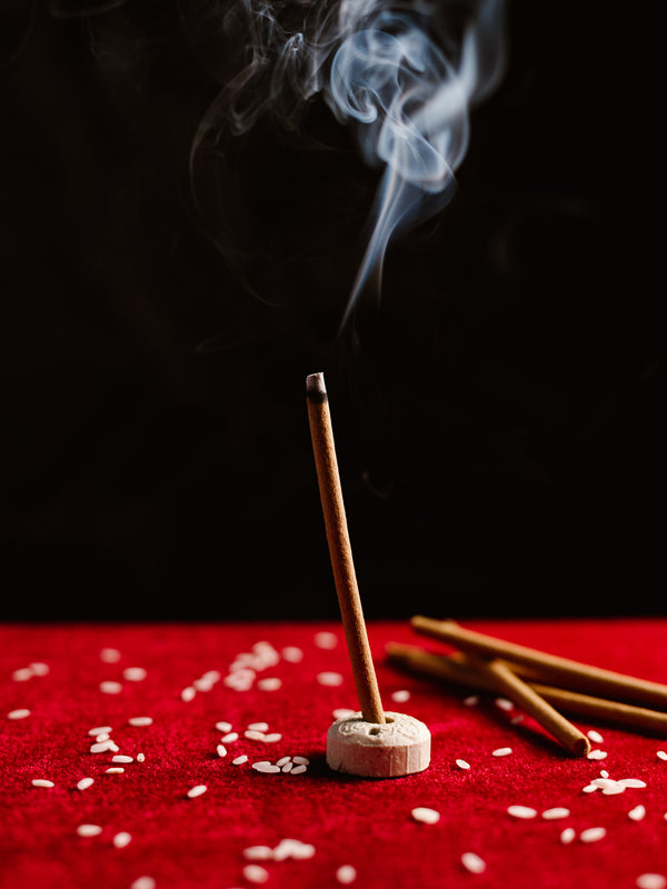 Sandalwood Dhoop Sticks with Holder | Set of 2