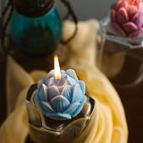 Soy Wax Candles | Laxmi Lotus Design | Set of 2