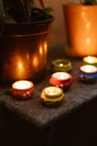 Soy Wax Diya Candles | Matki Design | Set of 6