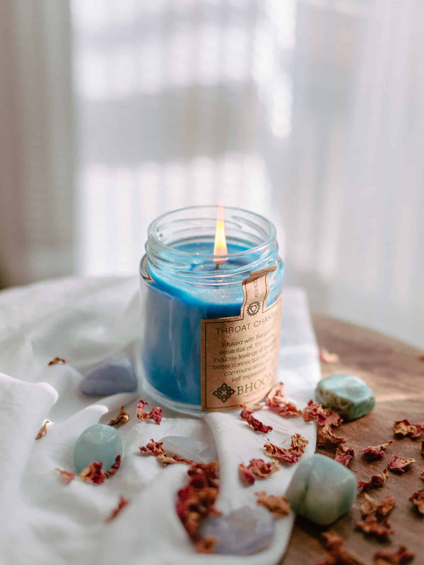 Throat Chakra Candle