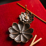 Brass Incense Stick Holder | Lotus Design