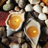 Goa Glow Shell Candles (Set of 2)