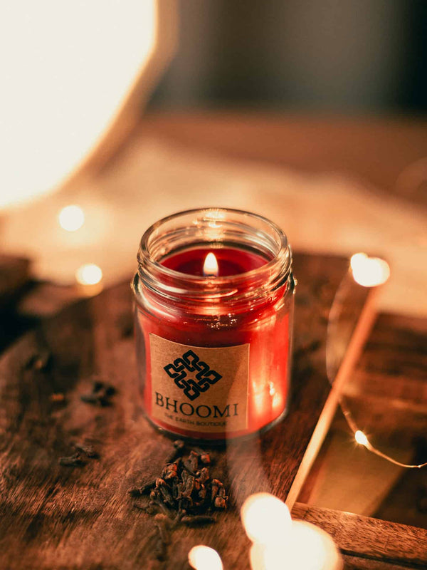 Amber + Clove Leaf Candle