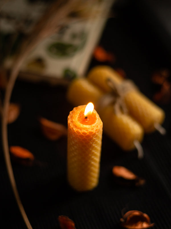 Hand-Rolled Beeswax Candles