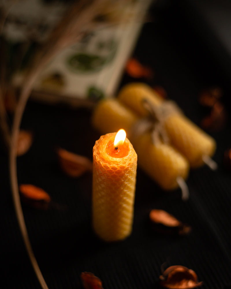 ASH generaion Natural Beeswax Candles