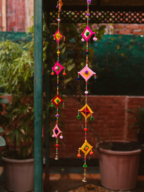 Wall Hanging Toran with Tassles | Set of 2