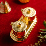 Brass Kumkum and Chawal Holder
