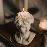 David Bust Candle