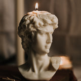 David Bust Candle