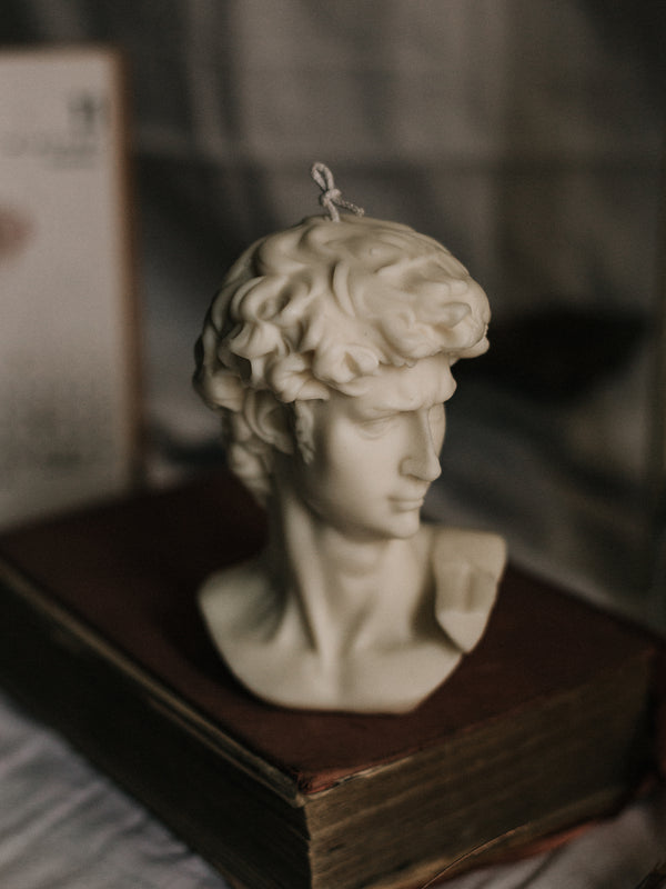 David Bust Candle