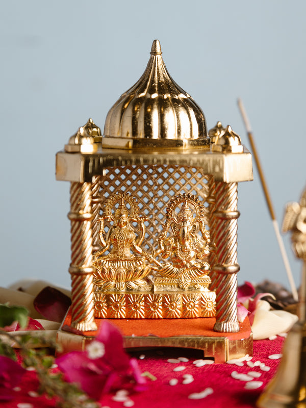 Brass Mandir | Laxmi Ganesh Idol