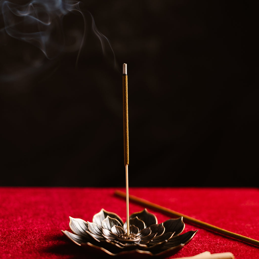 Brass Incense Stick Holder | Lotus Design