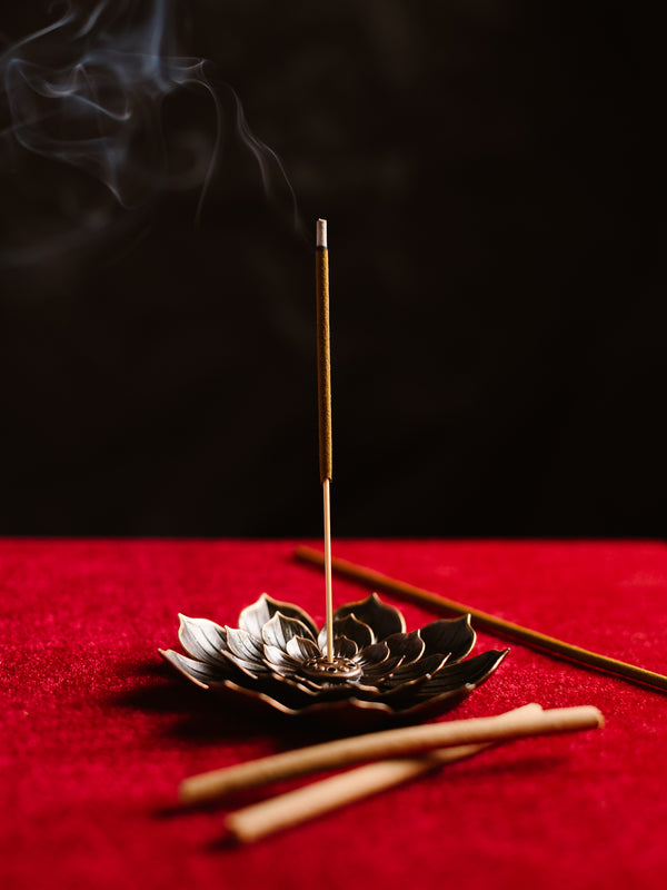 Brass Incense Stick Holder | Lotus Design